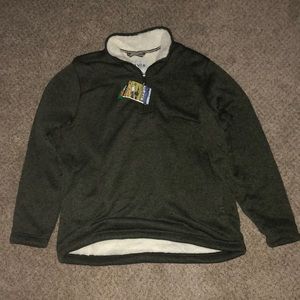 NWT Men’s Orvis Green Sherpa Lined Pullover